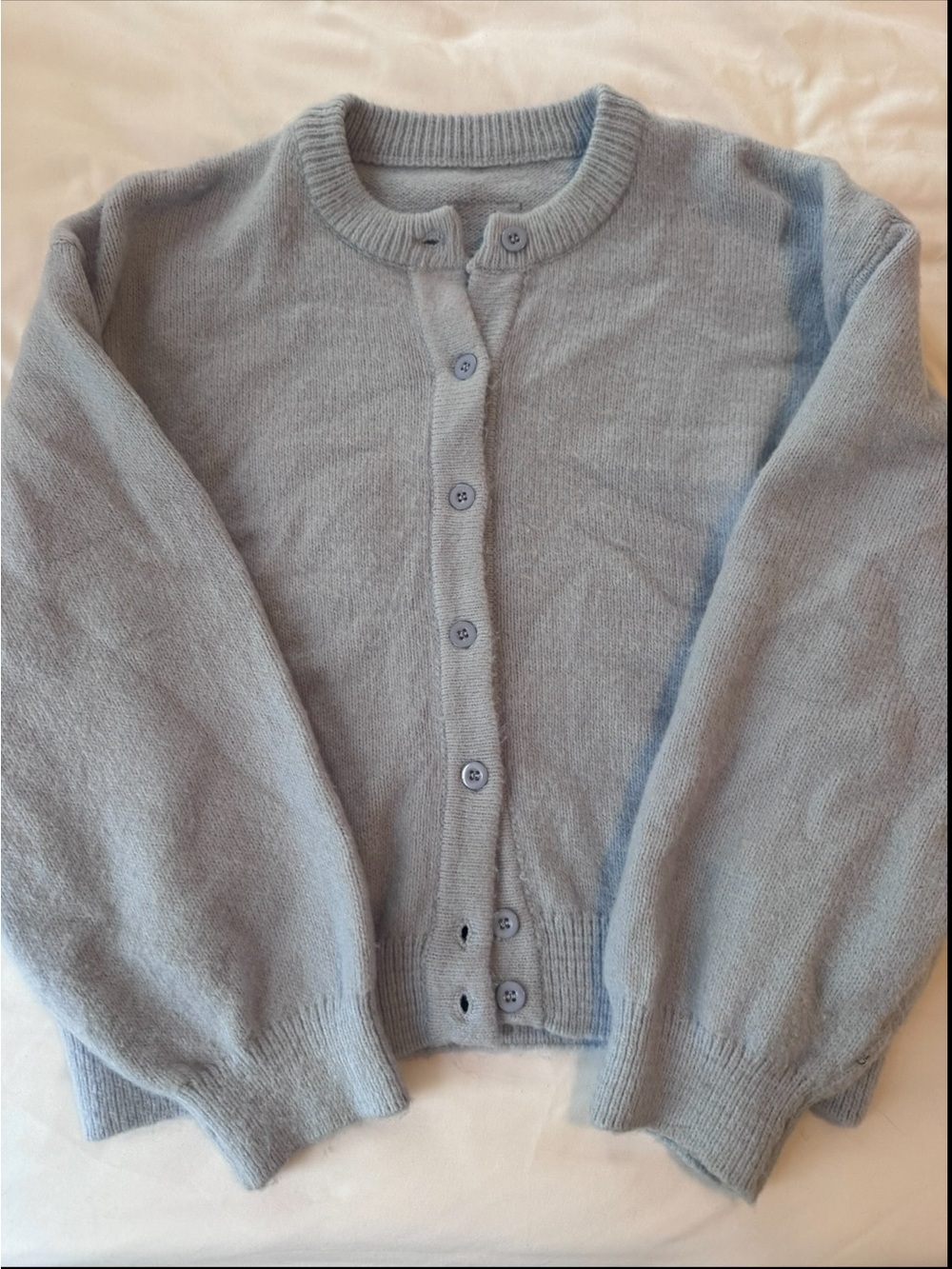 Daily Drills Button Up Sweater in Mist